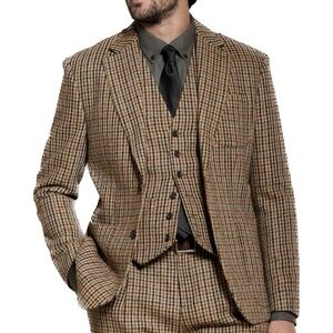 Banana Republic Balli DERBY SUIT JACKET Blazer Houndstooth Wool
Scotland Suede